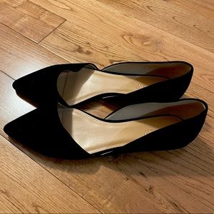 JCrew Zoe Suede D’Orsay Flats